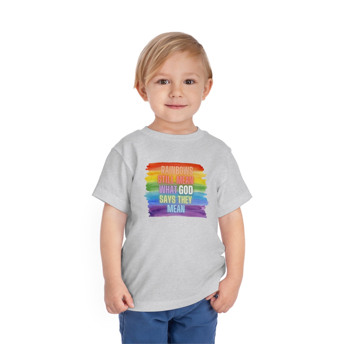 Toddler Rainbow/GOD Tee