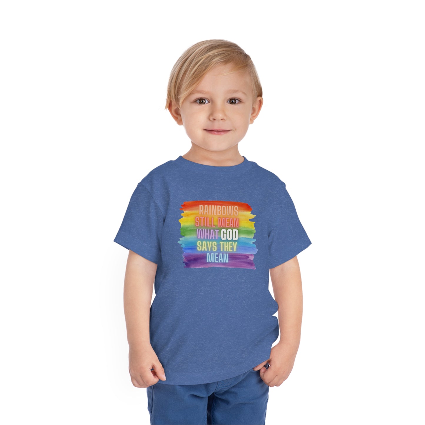 Toddler Rainbow/GOD Tee