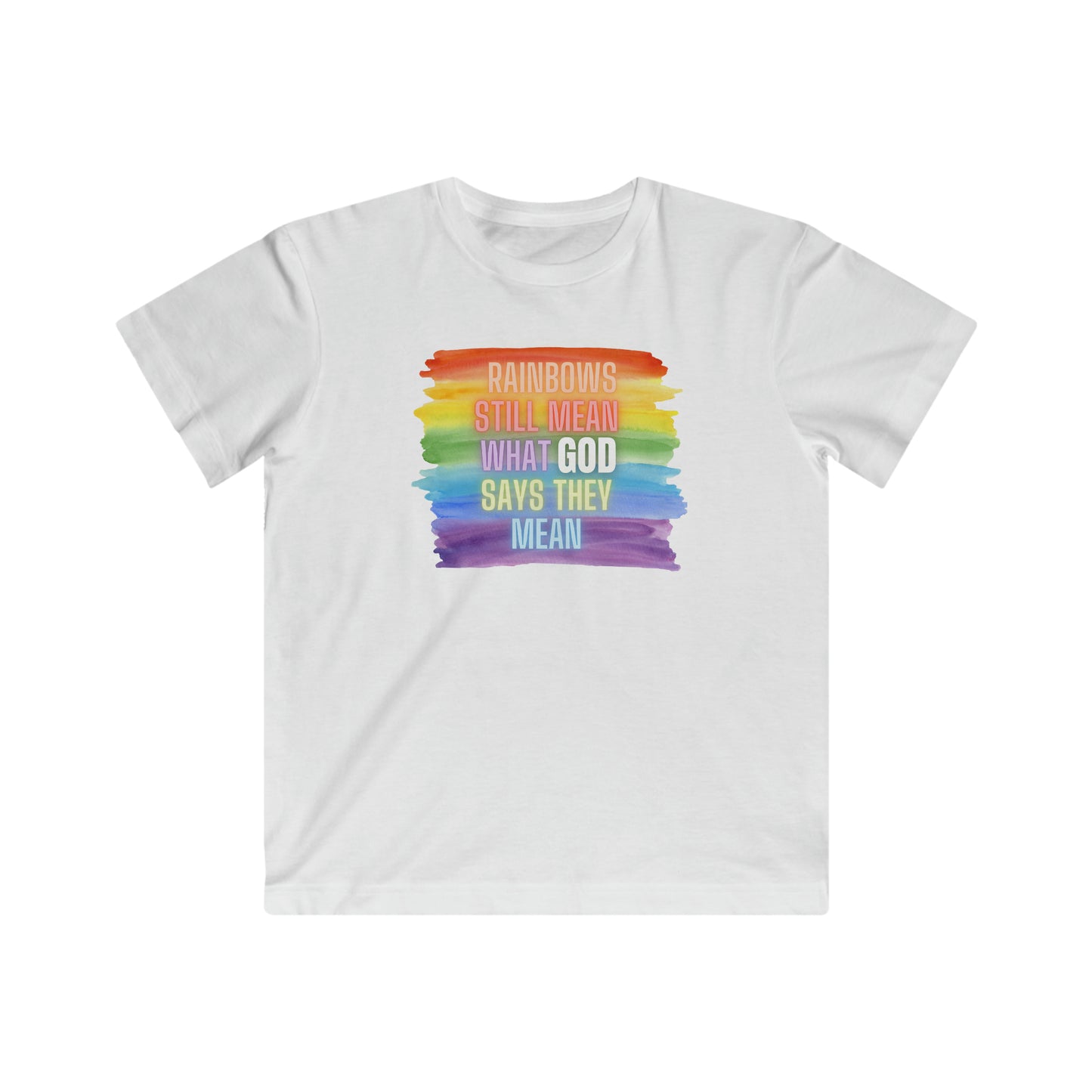 Youth Rainbow/GOD Tee