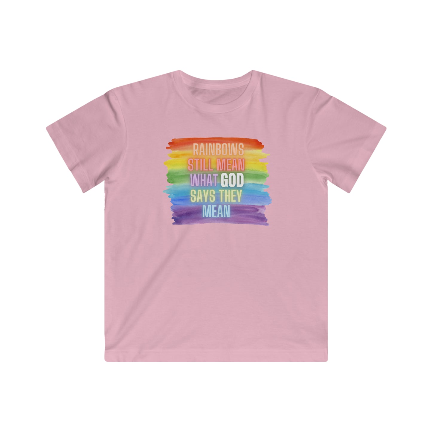 Youth Rainbow/GOD Tee