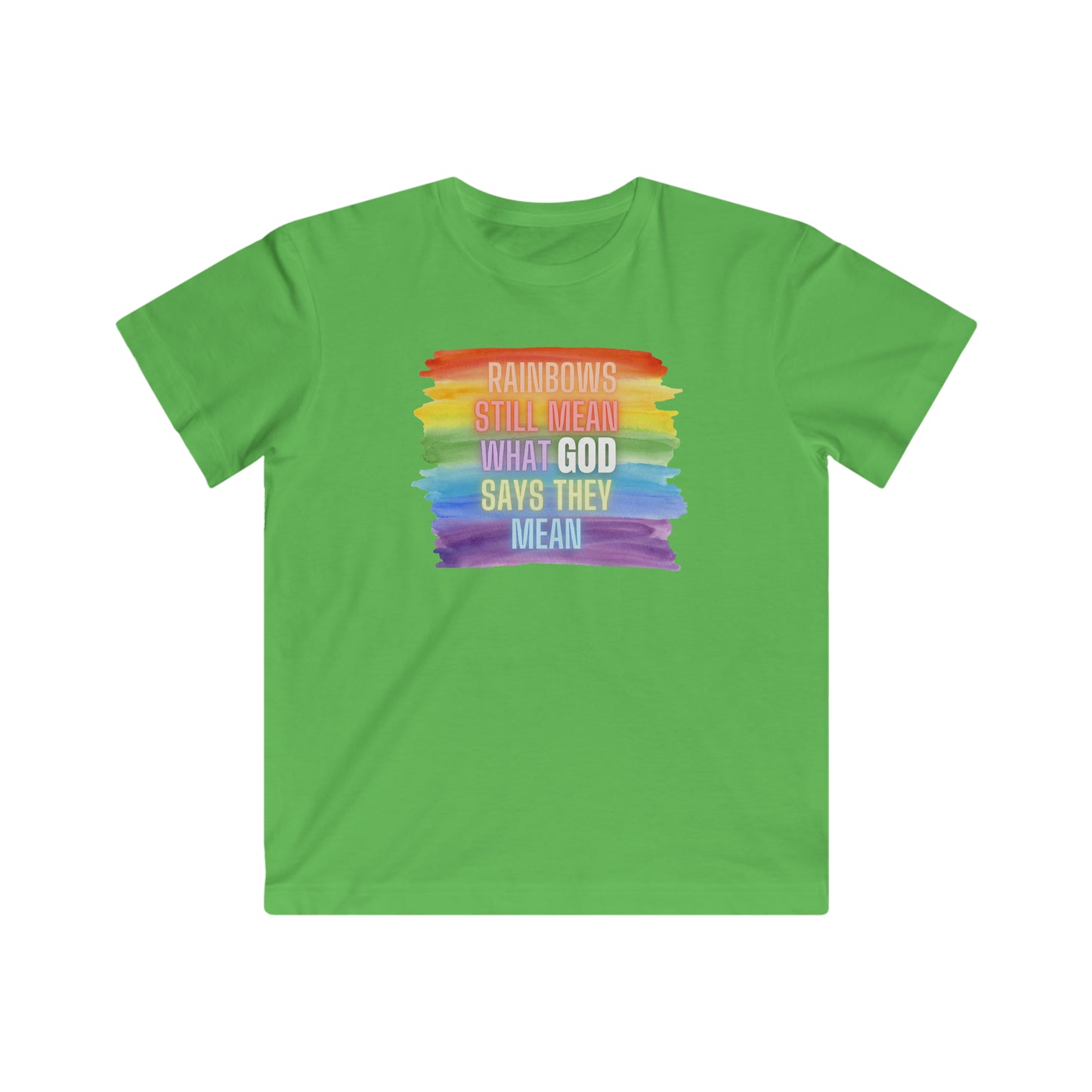 Youth Rainbow/GOD Tee