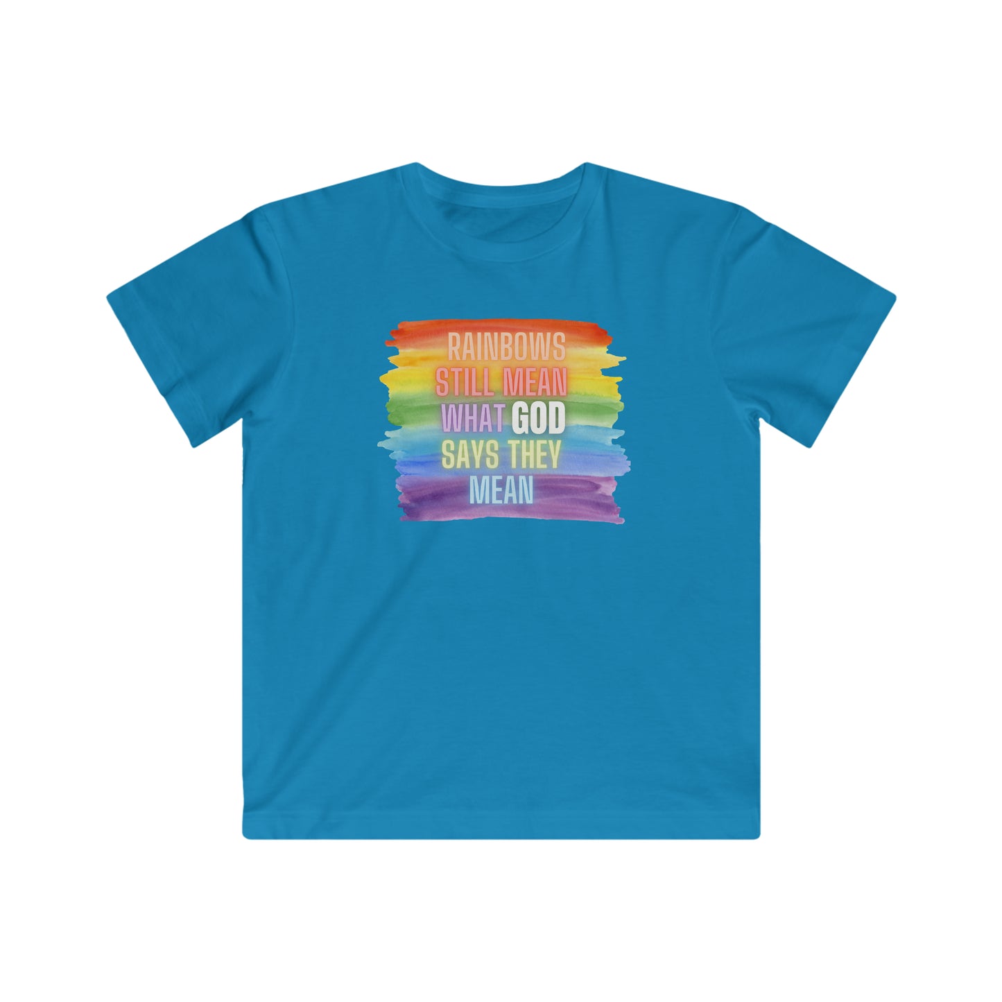 Youth Rainbow/GOD Tee