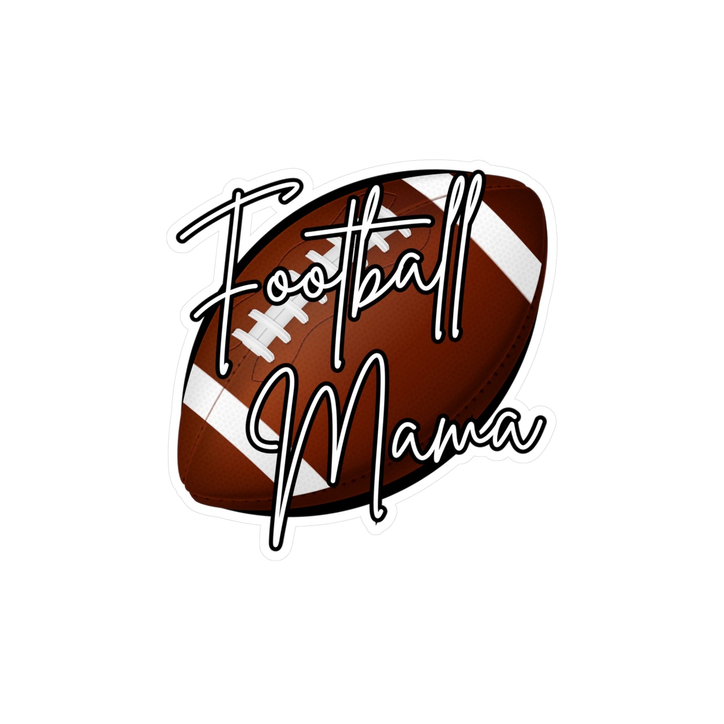 Football Mama Vinyl Decal