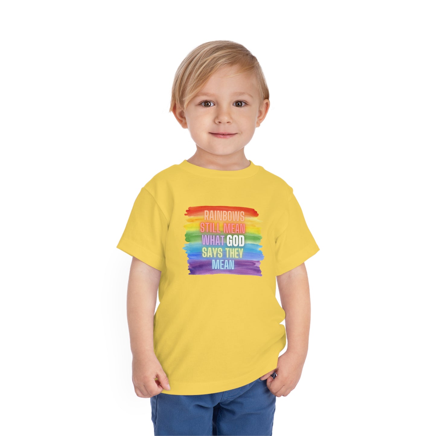 Toddler Rainbow/GOD Tee