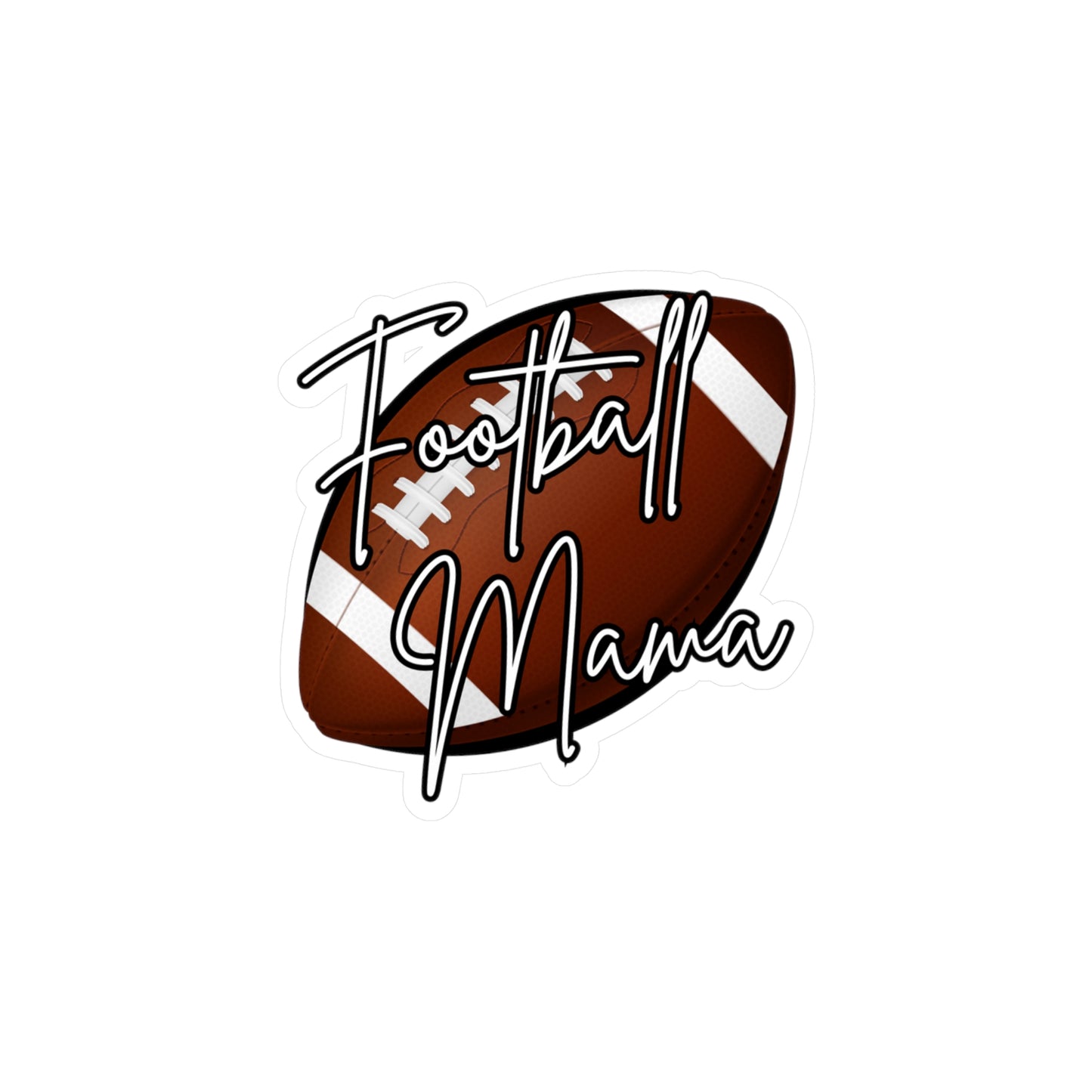 Football Mama Vinyl Decal