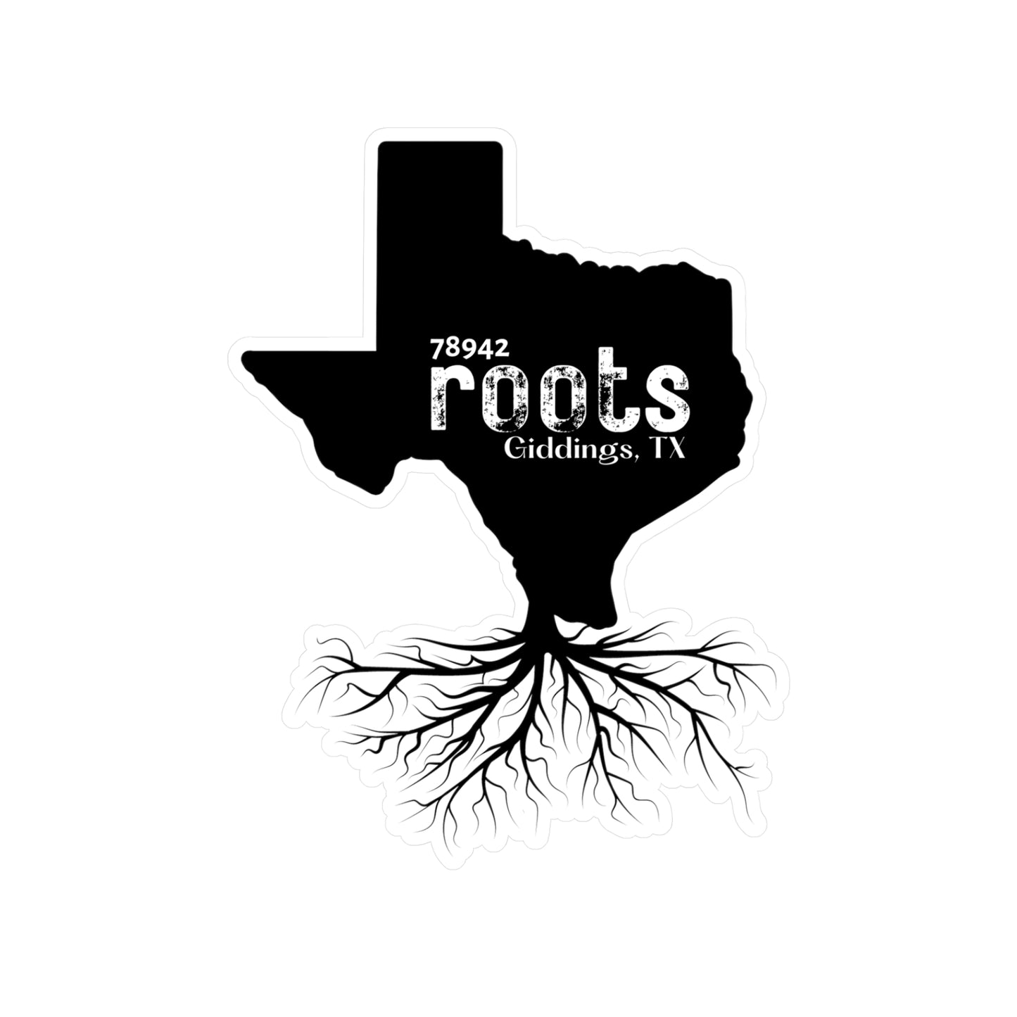 Giddings Roots Vinyl Decal