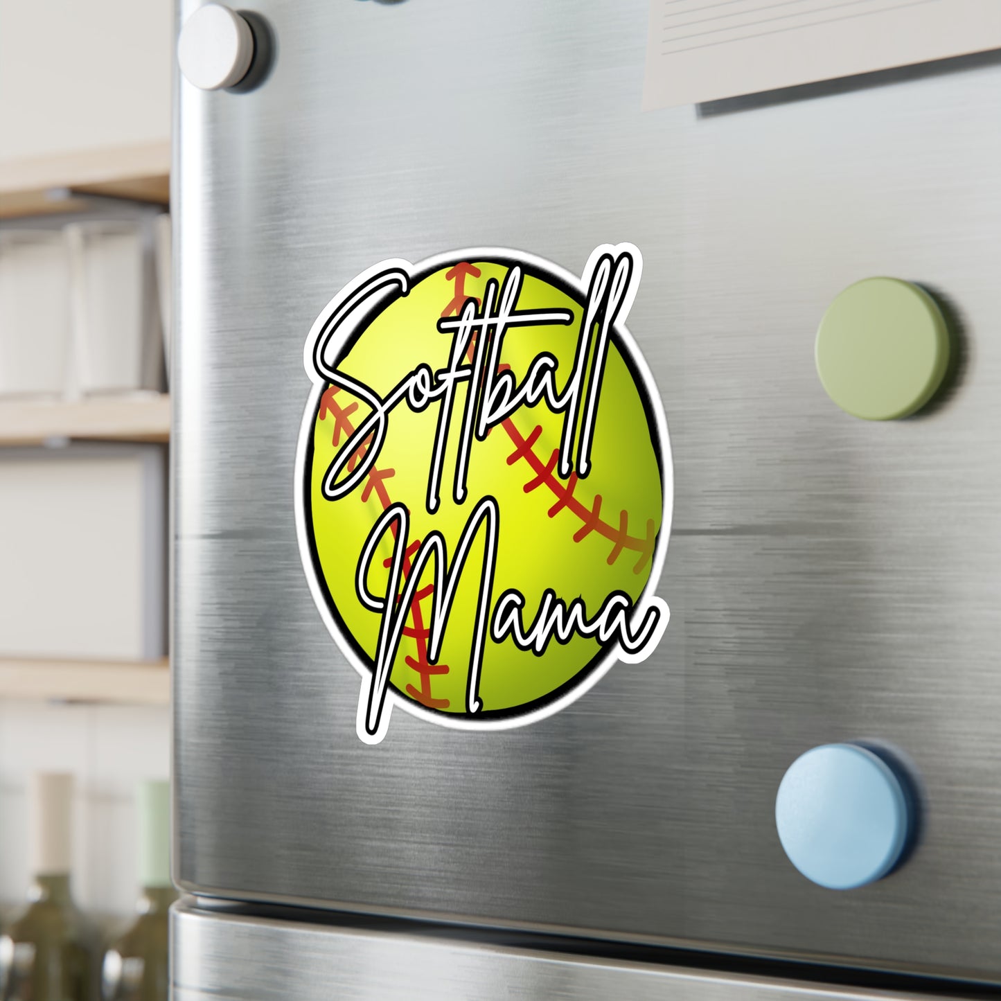 Softball Mama Vinyl Decal