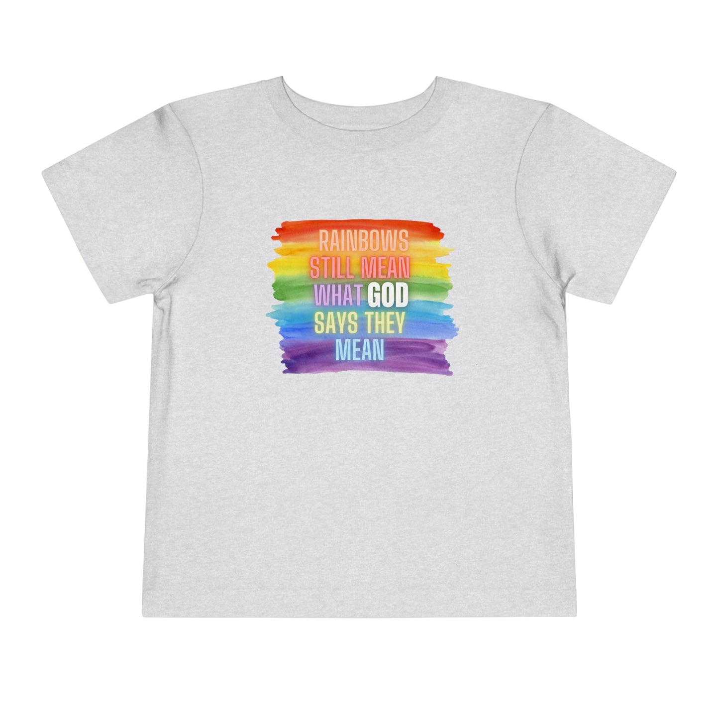 Toddler Rainbow/GOD Tee