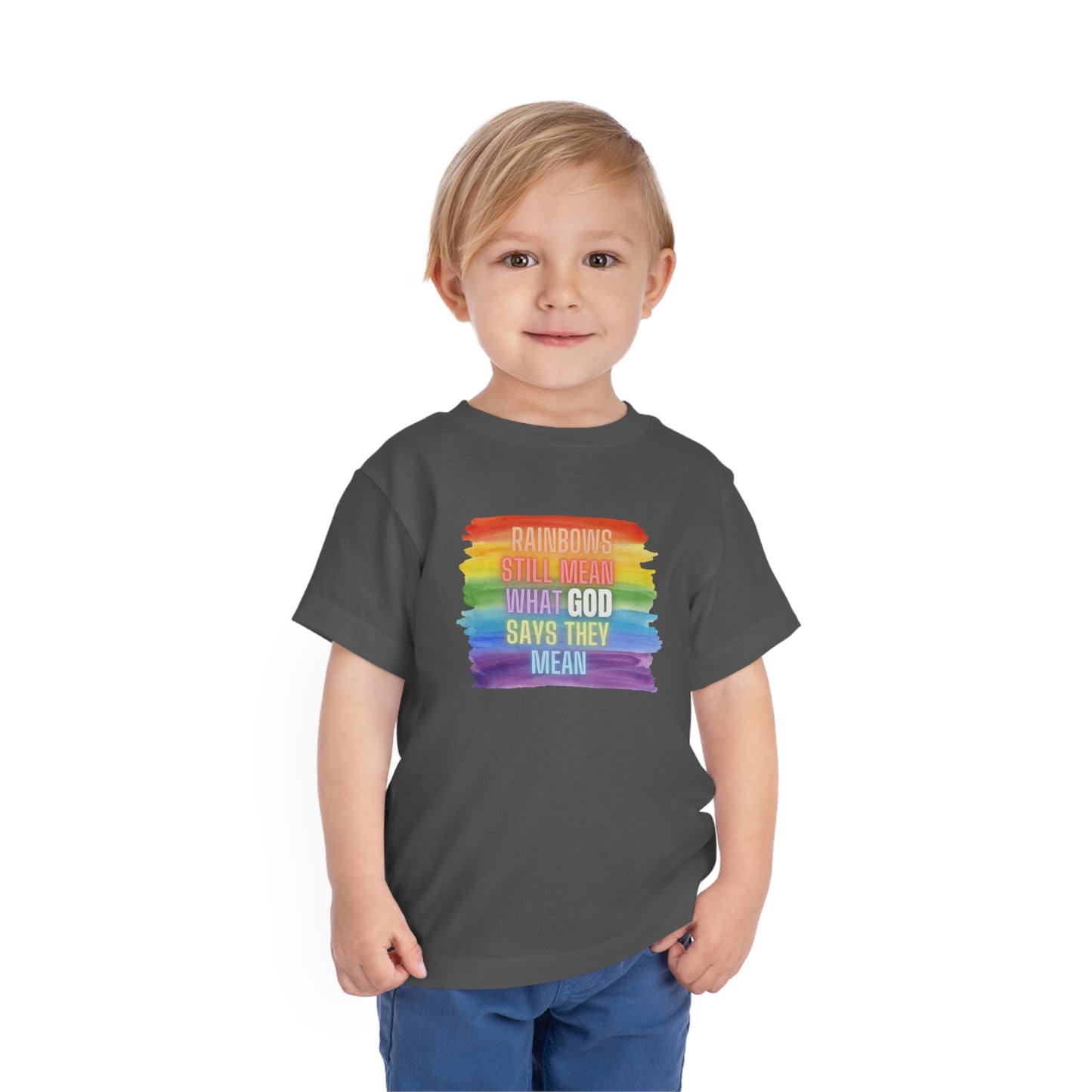 Toddler Rainbow/GOD Tee