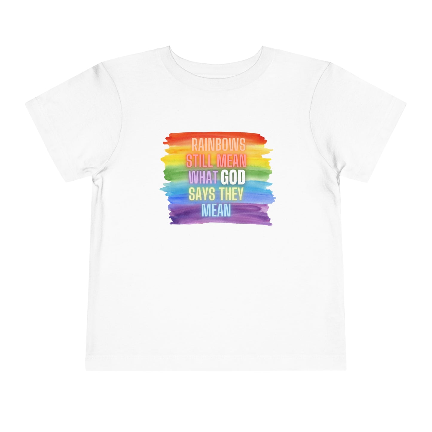 Toddler Rainbow/GOD Tee