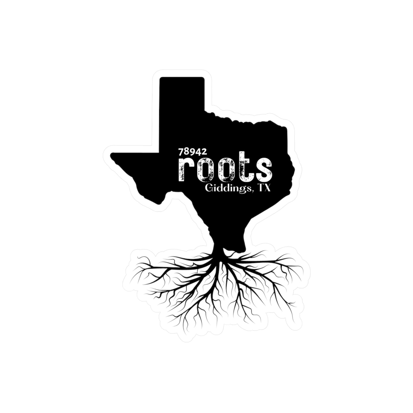 Giddings Roots Vinyl Decal