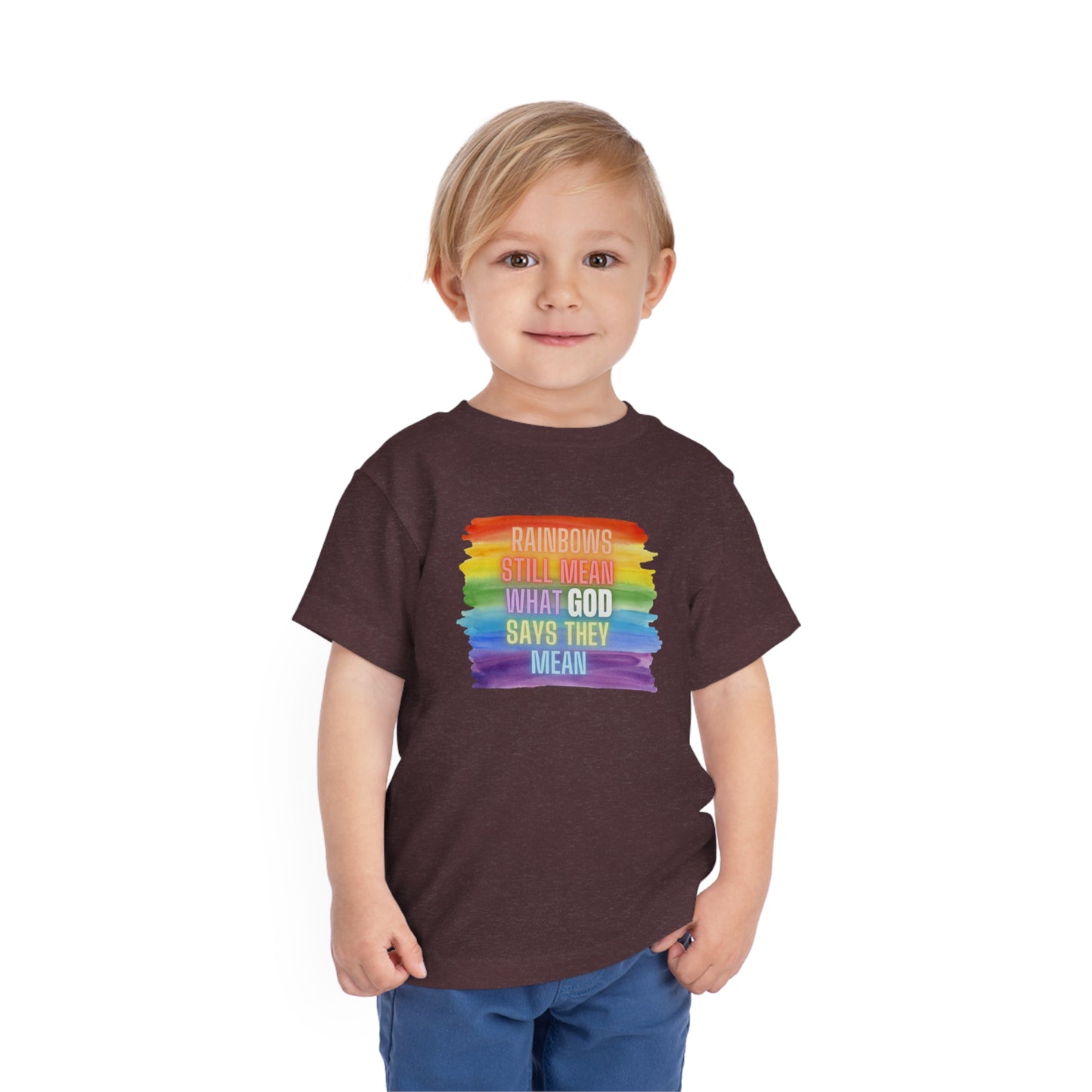 Toddler Rainbow/GOD Tee