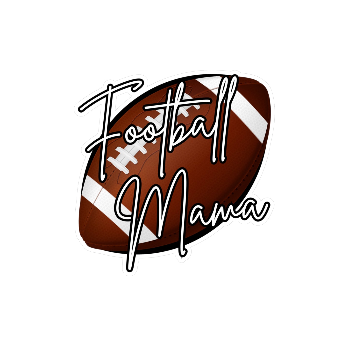 Football Mama Vinyl Decal