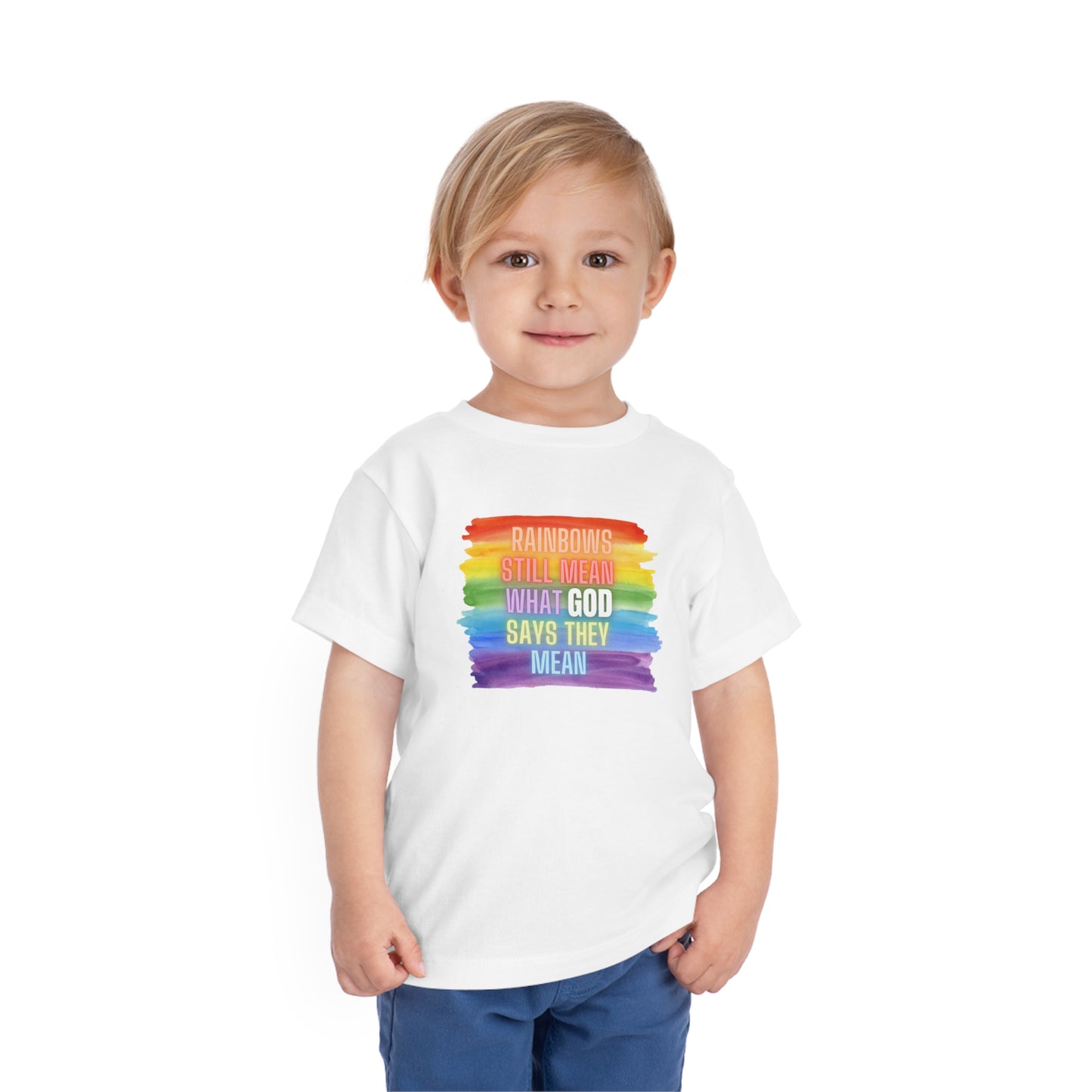 Toddler Rainbow/GOD Tee