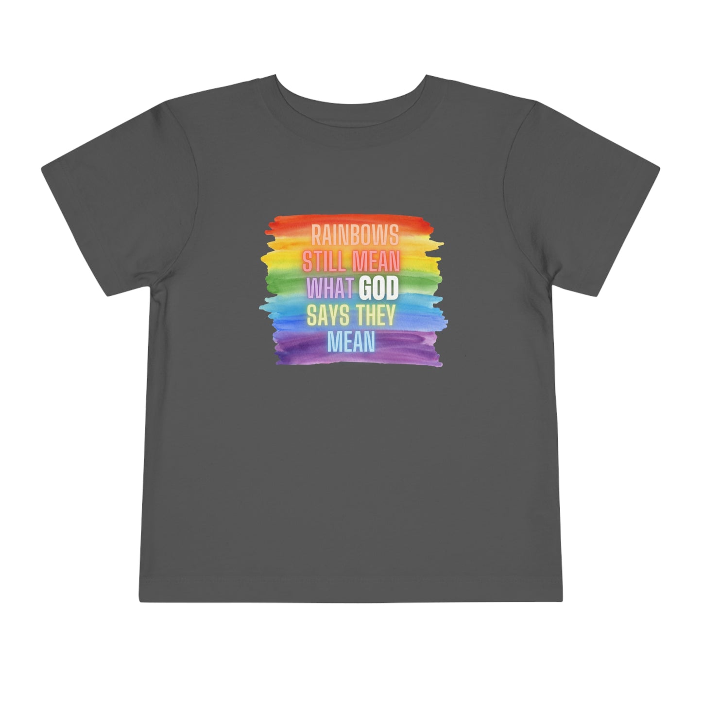 Toddler Rainbow/GOD Tee