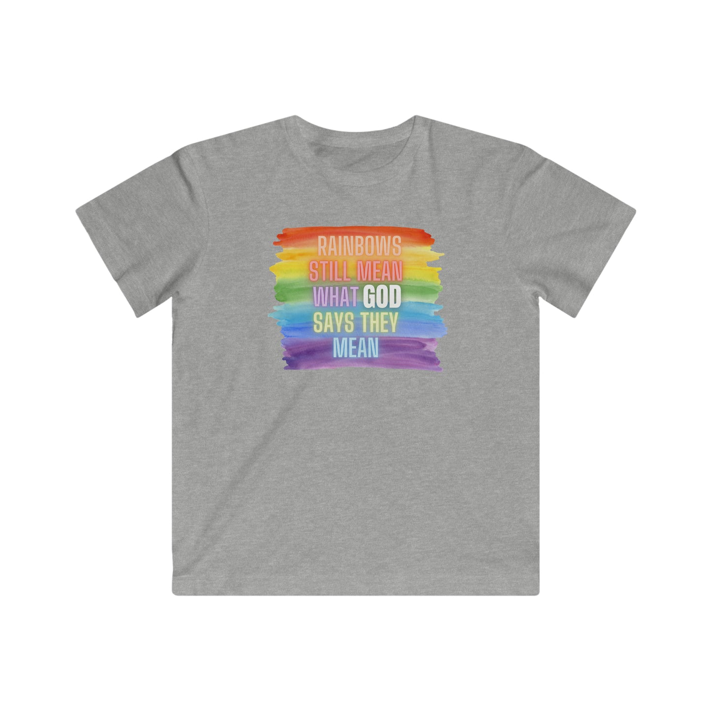 Youth Rainbow/GOD Tee