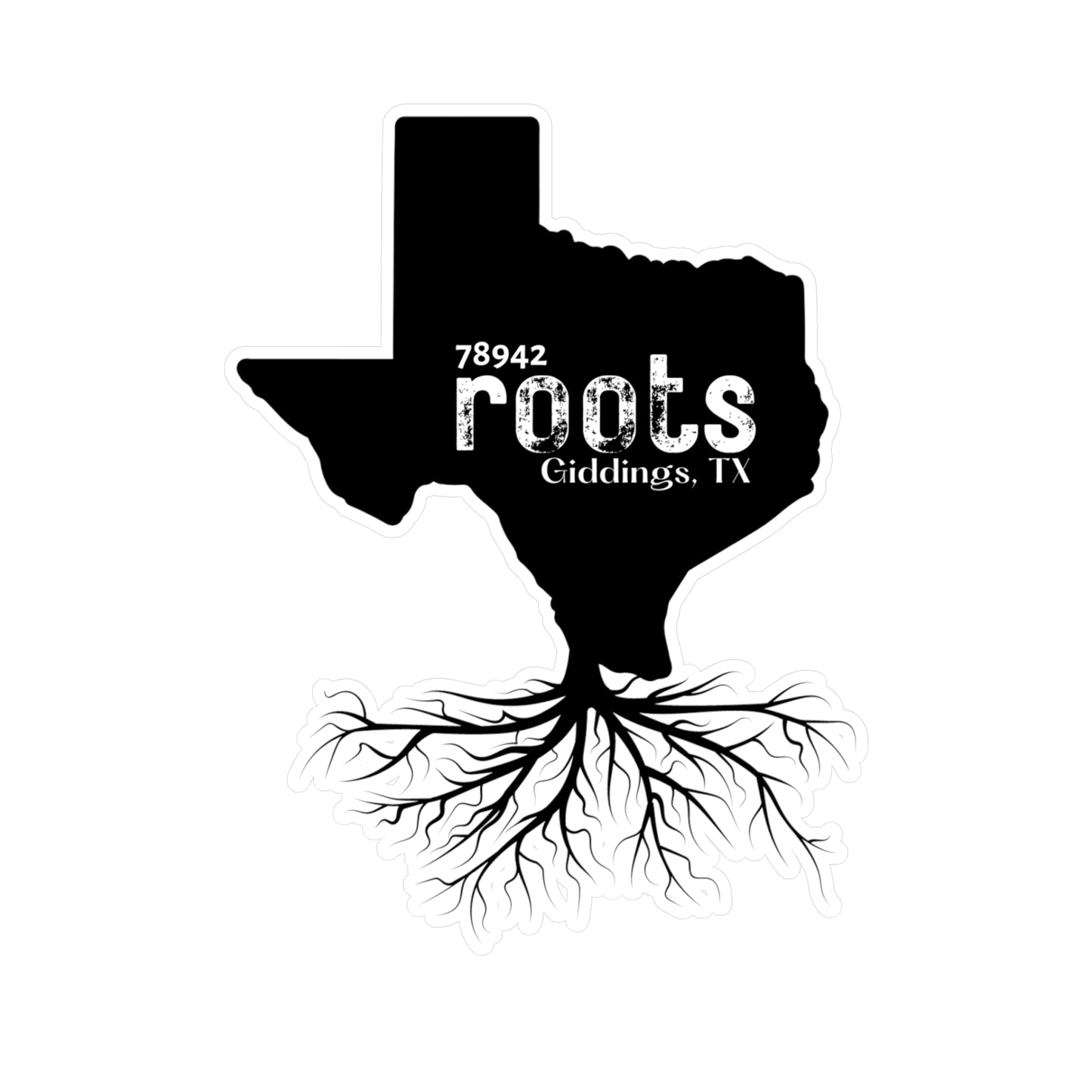 Giddings Roots Vinyl Decal