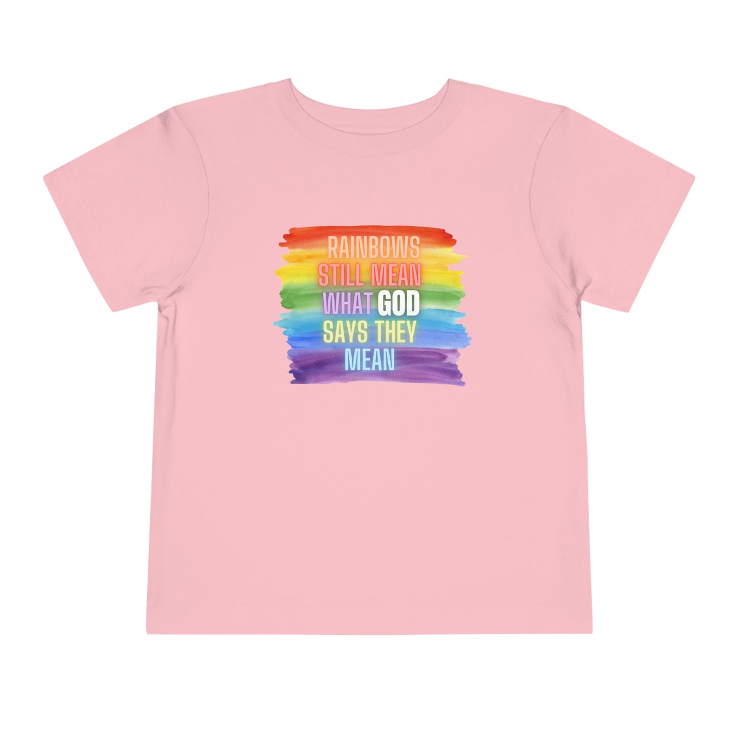 Toddler Rainbow/GOD Tee