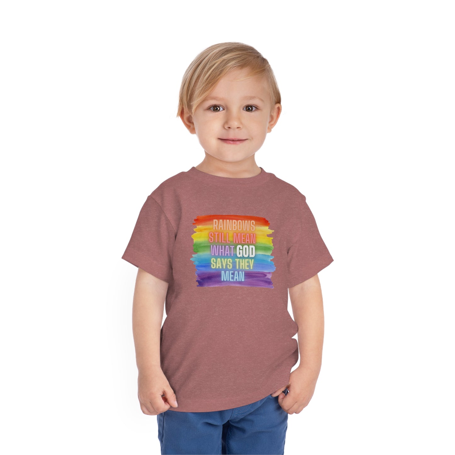 Toddler Rainbow/GOD Tee