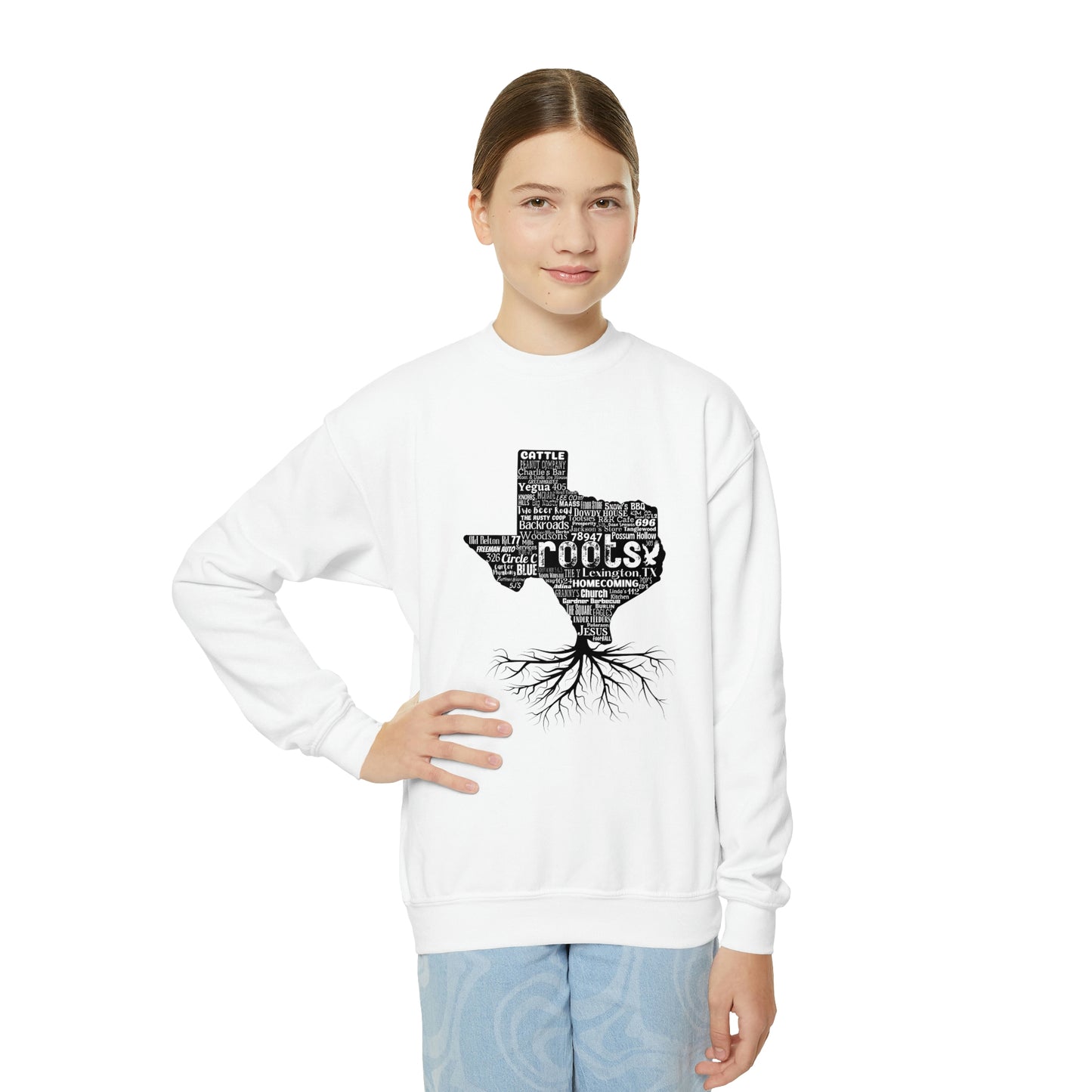 Lexington Roots Youth Crewneck