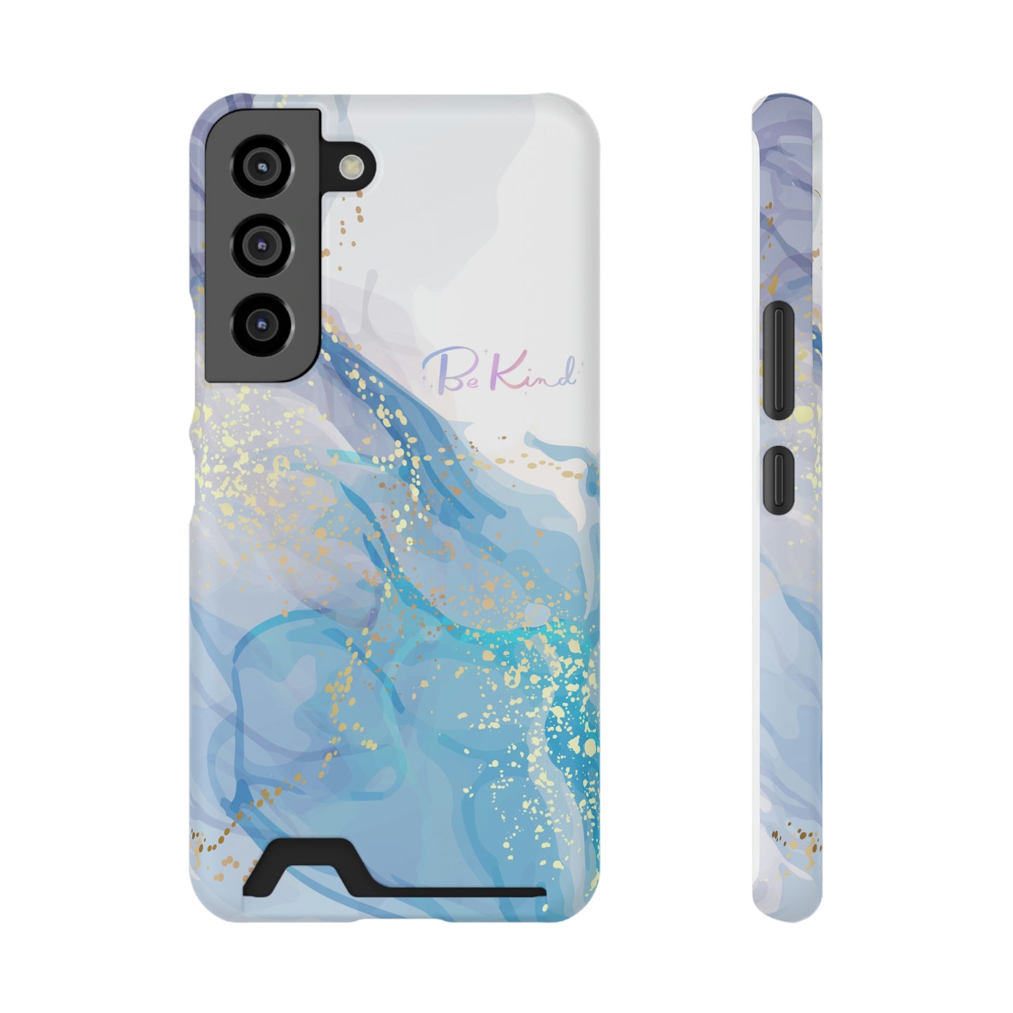 Be Kind Phone Case With Card Holder