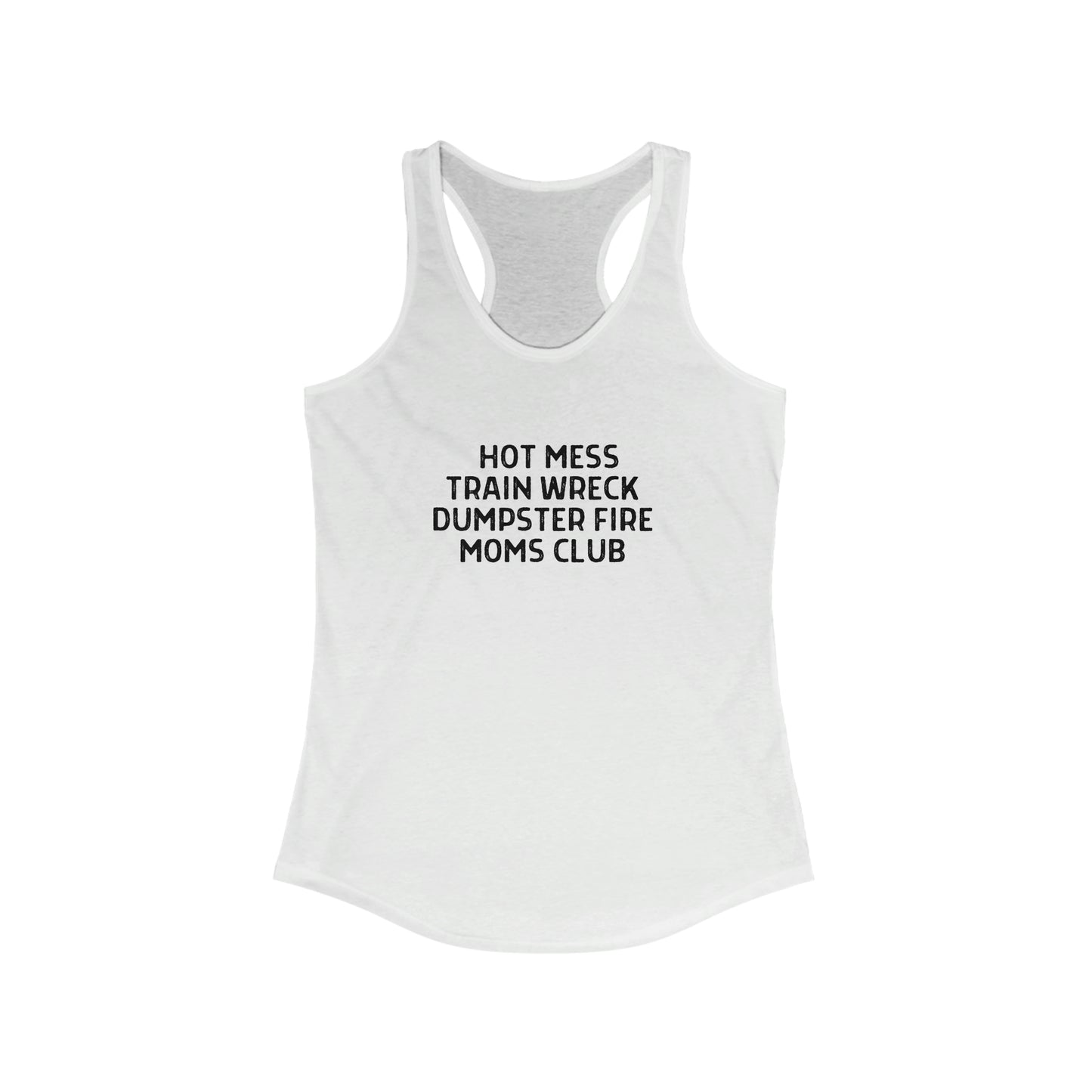 Train Wreck Racerback Tank