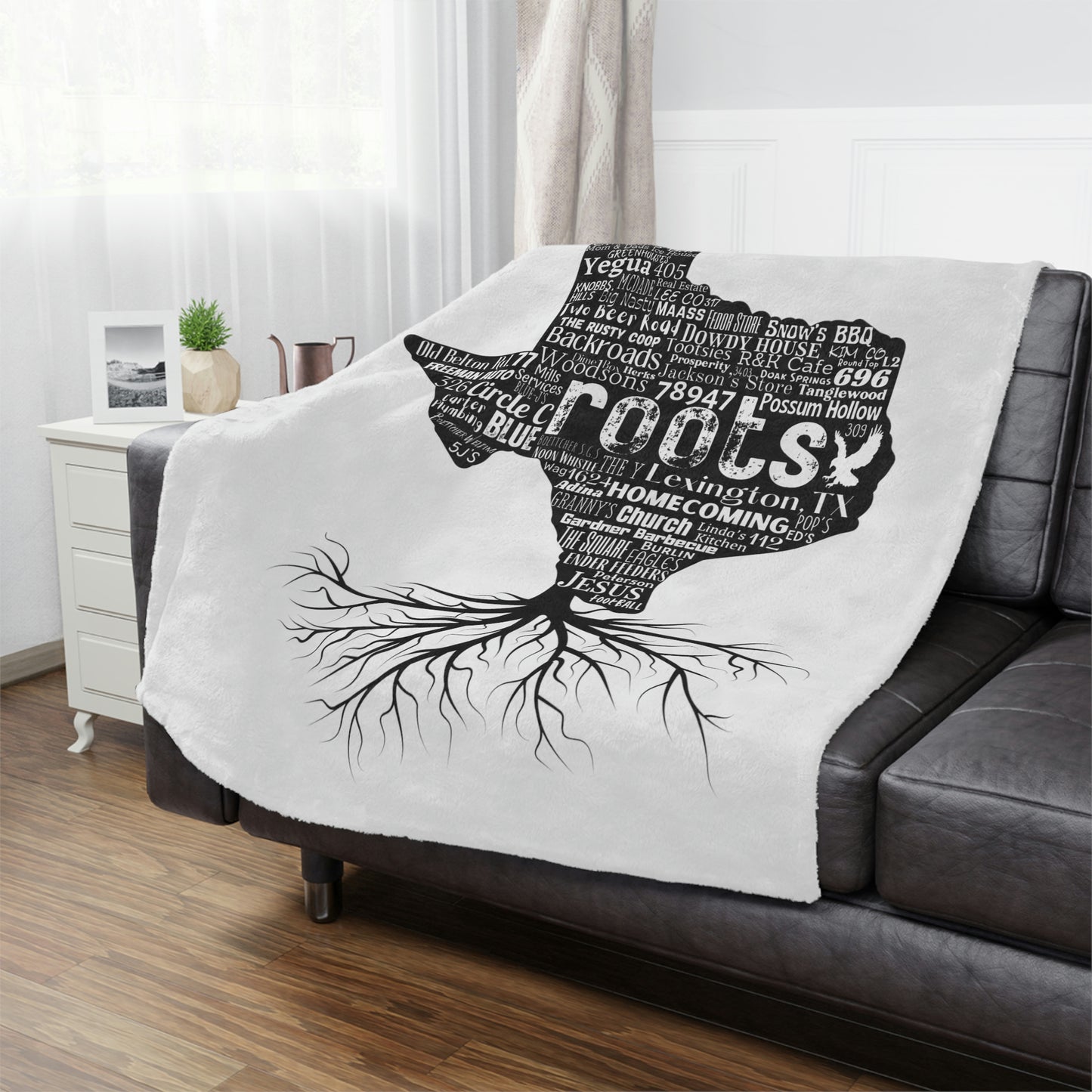 Lexington Roots Minky Blanket