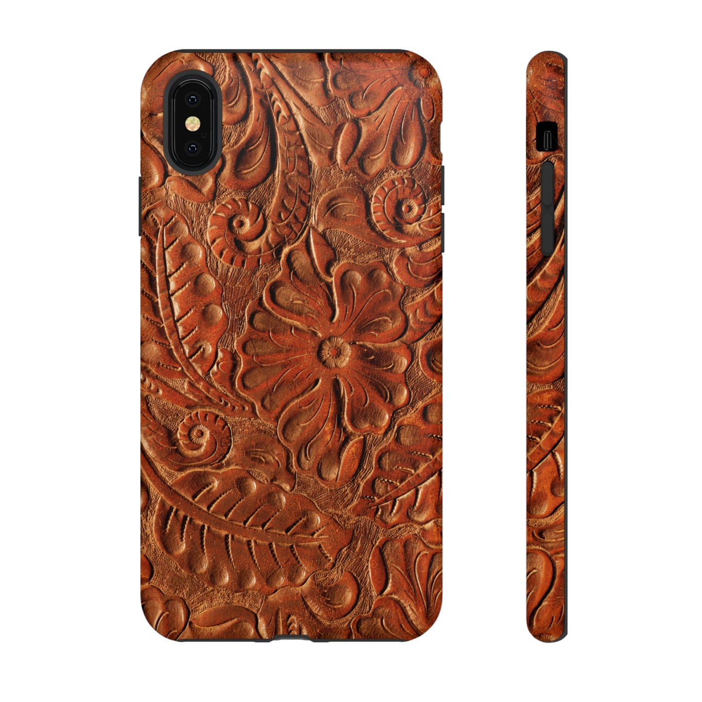 Flower Tooled Print Tough Cases