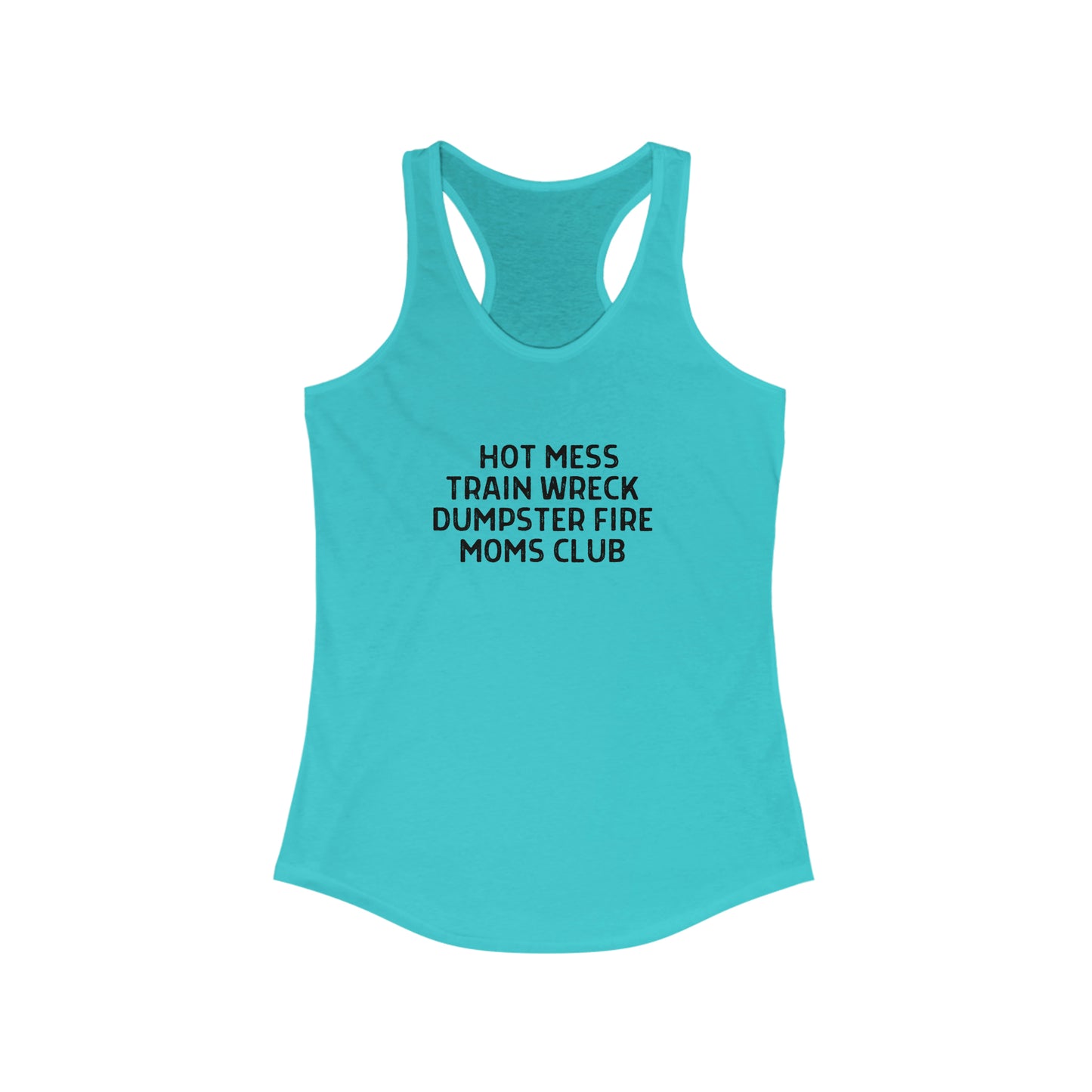 Train Wreck Racerback Tank