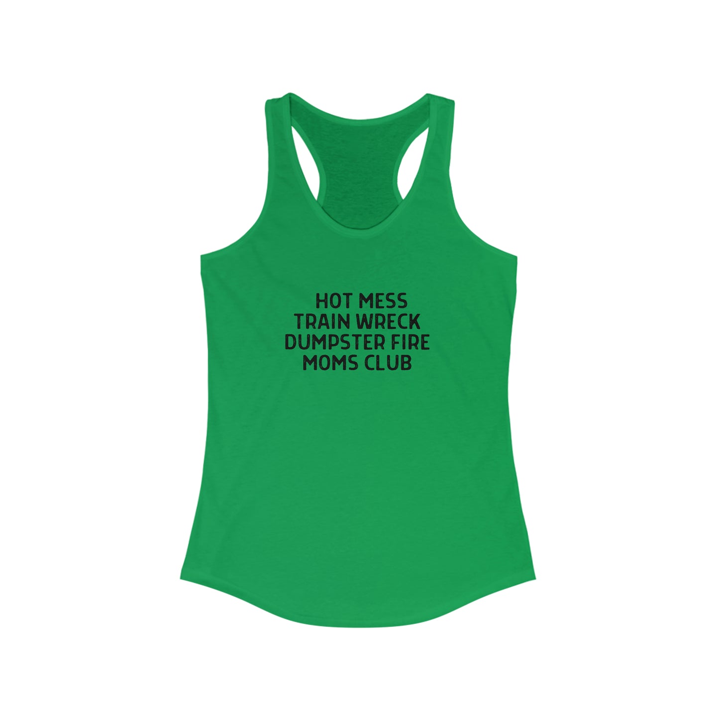 Train Wreck Racerback Tank