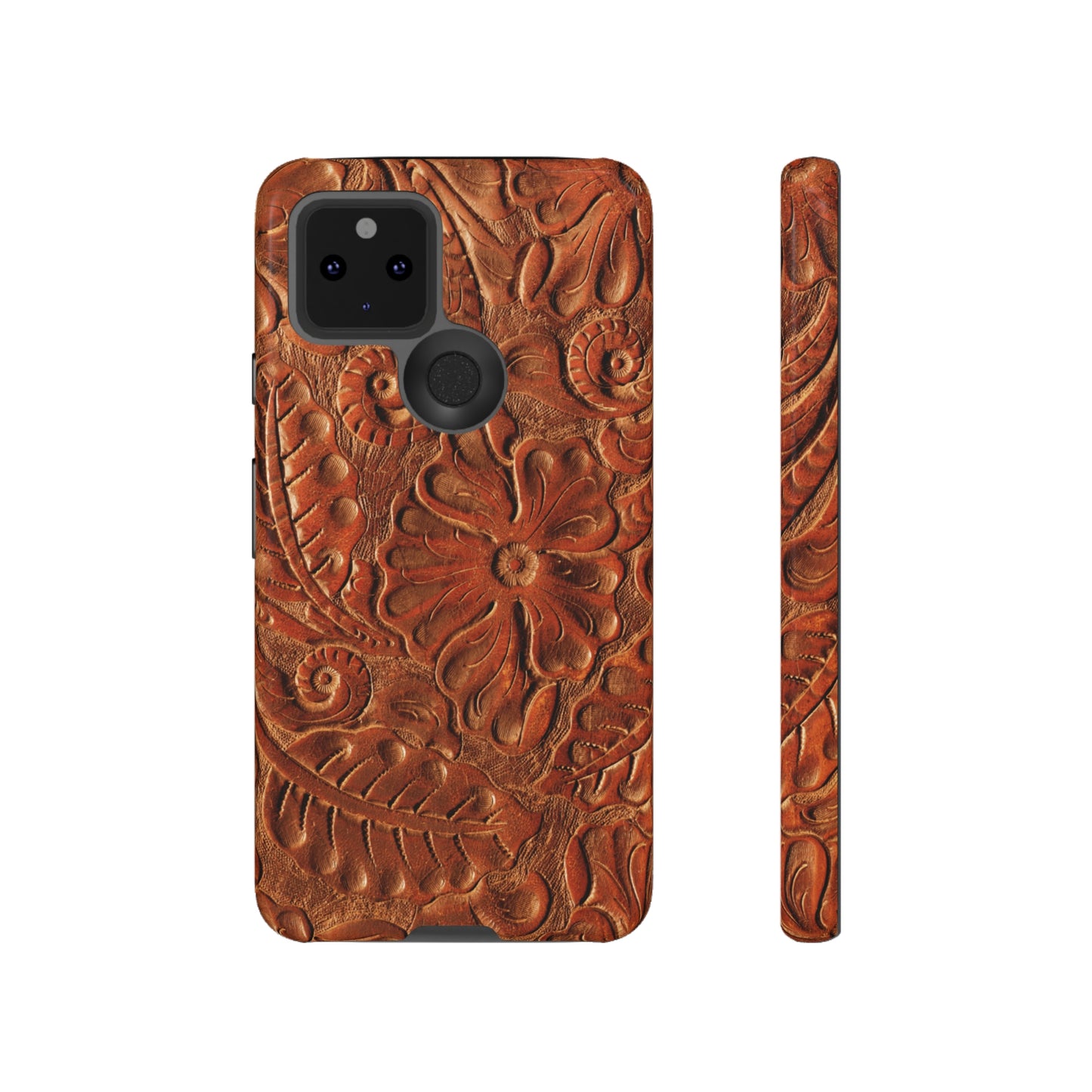 Flower Tooled Print Tough Cases