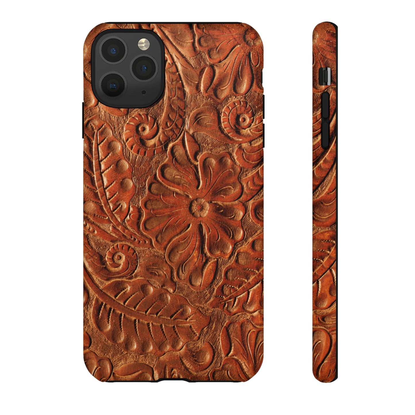 Flower Tooled Print Tough Cases