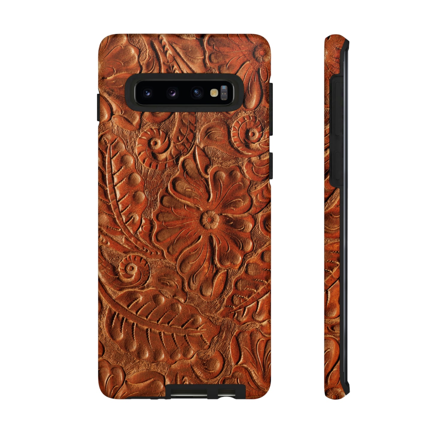 Flower Tooled Print Tough Cases