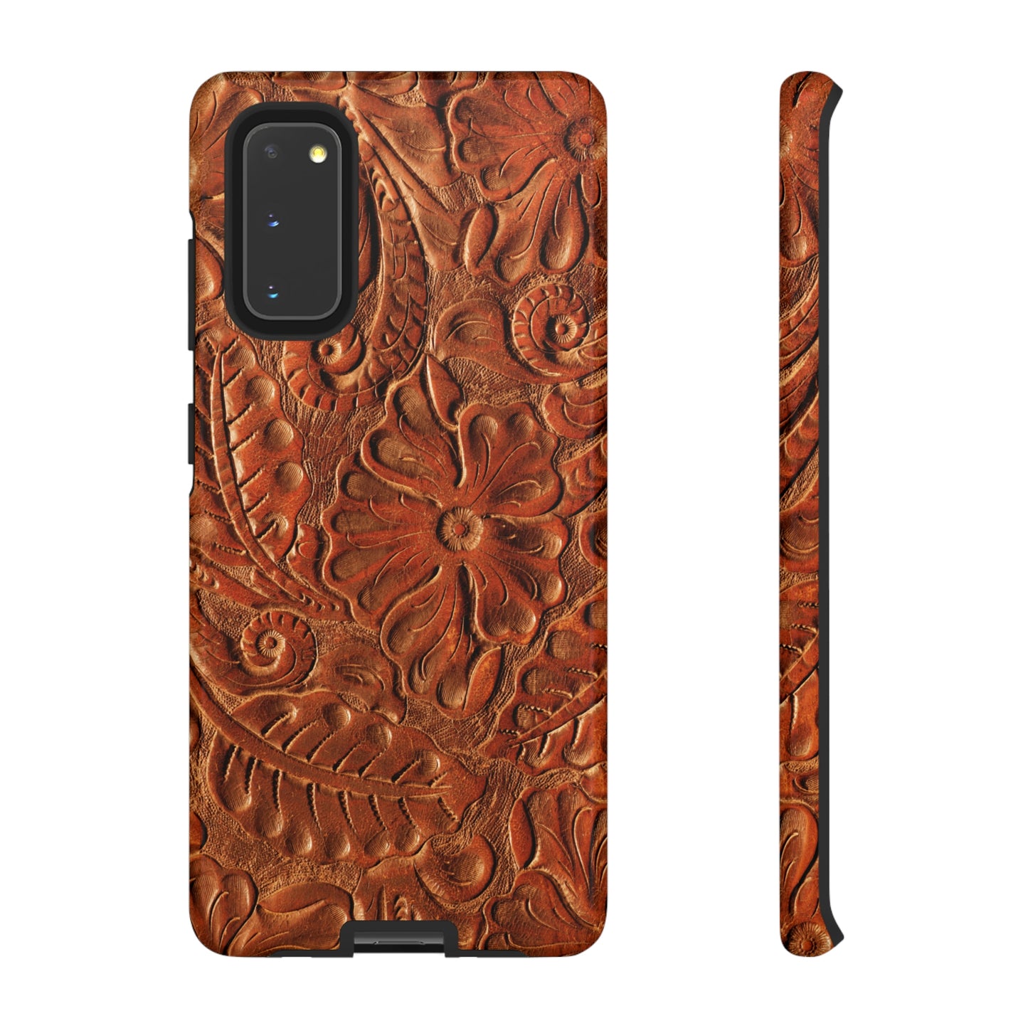 Flower Tooled Print Tough Cases