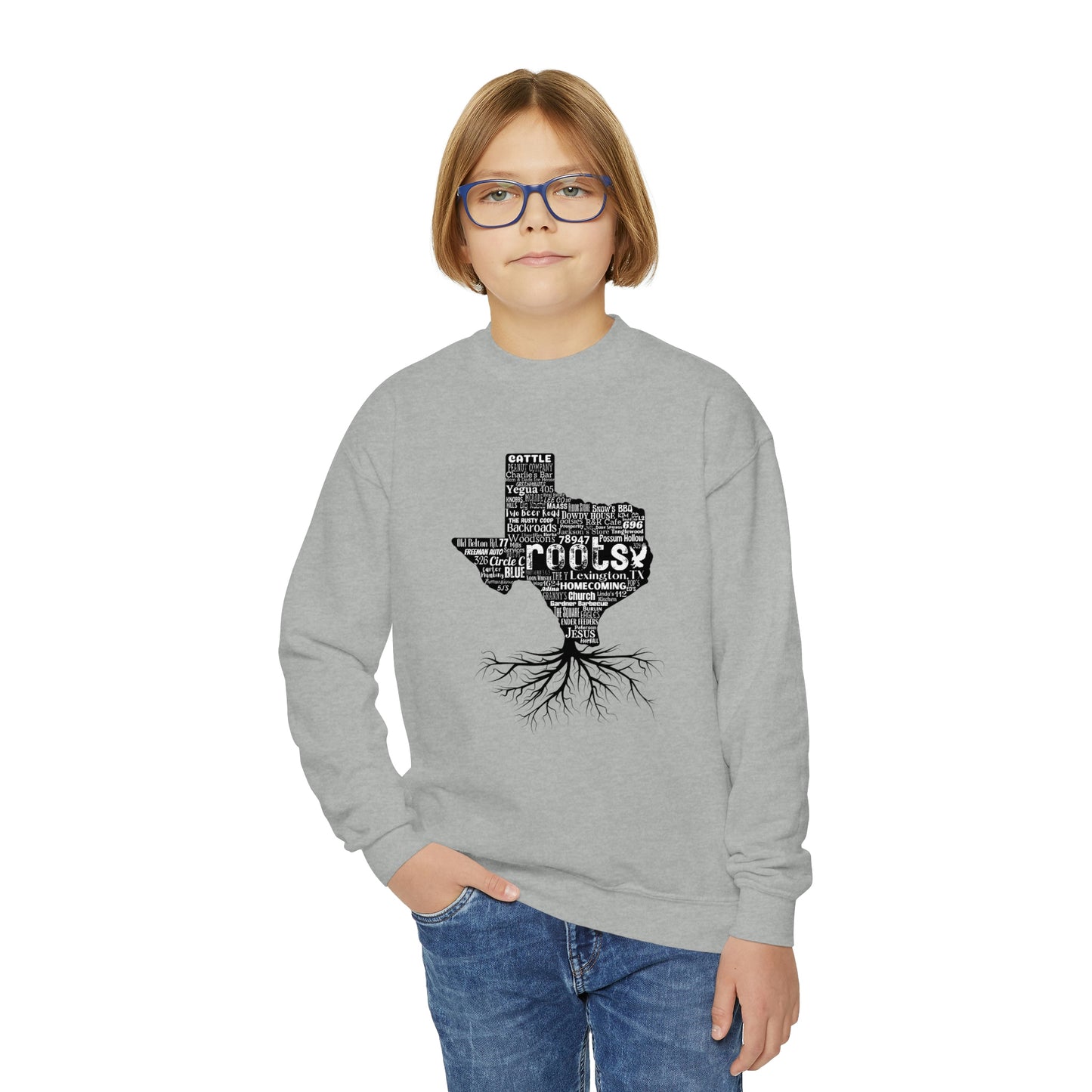 Lexington Roots Youth Crewneck