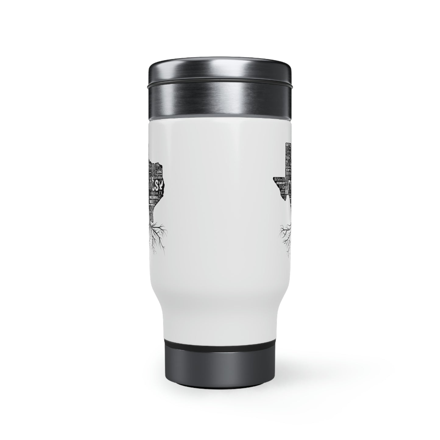 Lexington Roots Stainless Steel Travel Mug with Handle, 14oz