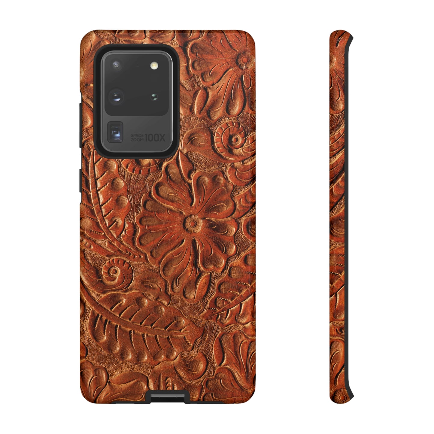 Flower Tooled Print Tough Cases