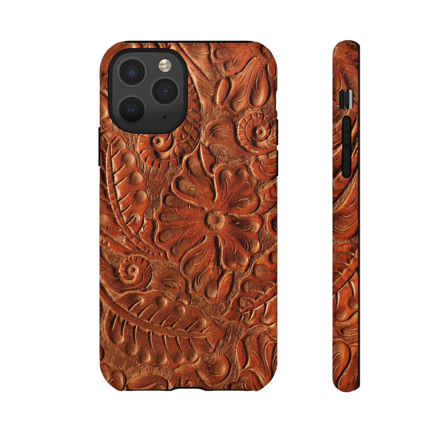 Flower Tooled Print Tough Cases