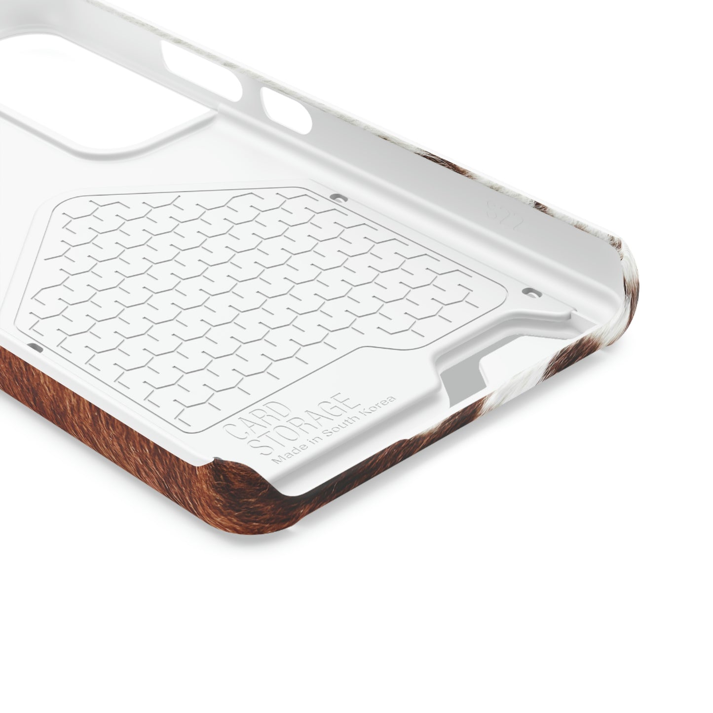 Cowhide Phone Case With Card Holder