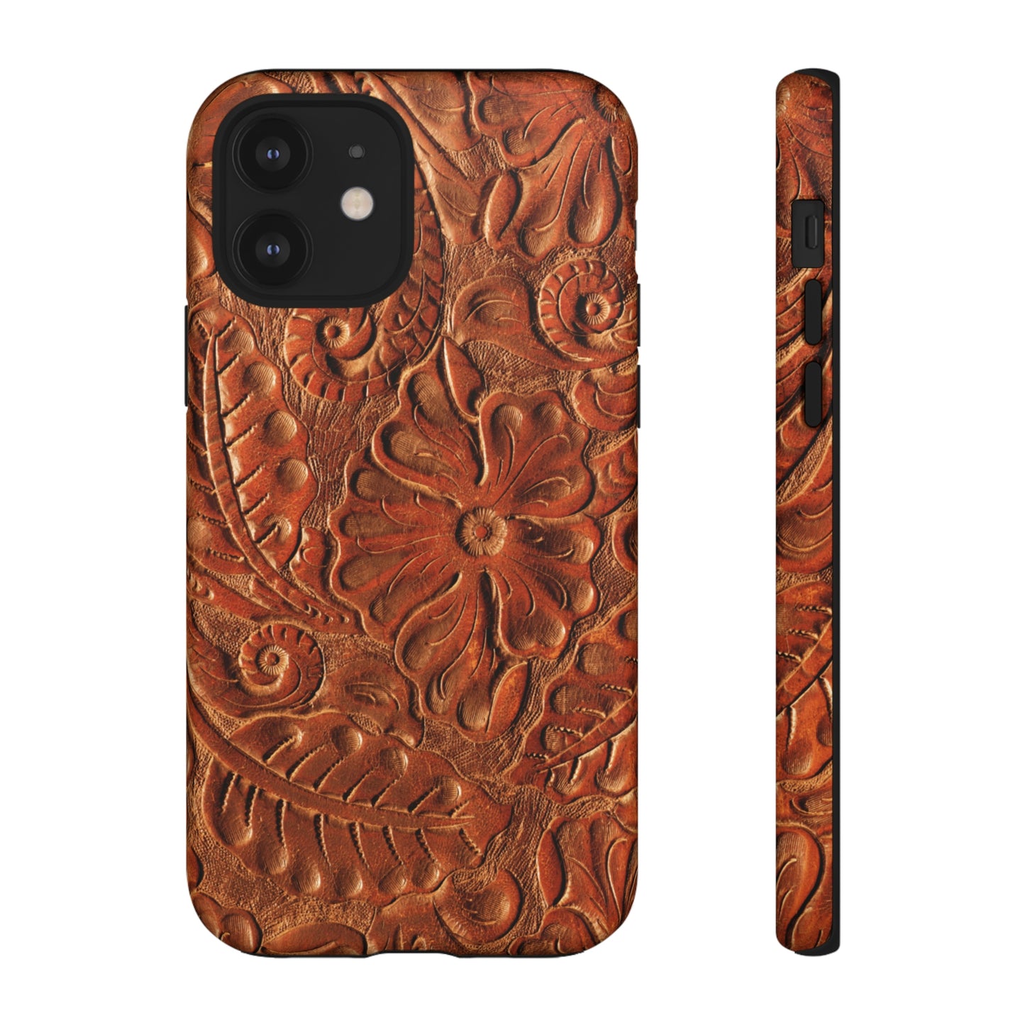 Flower Tooled Print Tough Cases