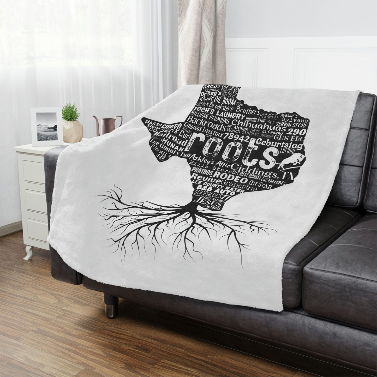 Giddings Roots Minky Blanket