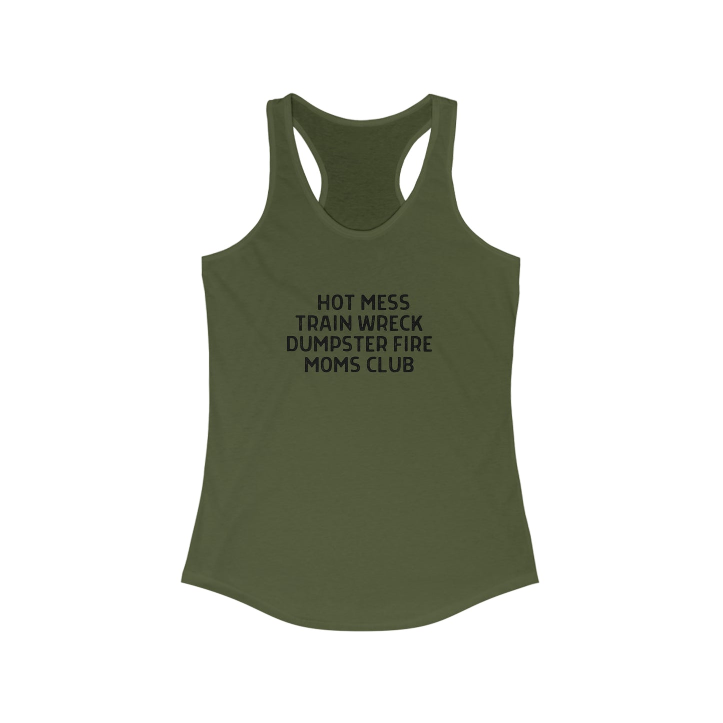 Train Wreck Racerback Tank