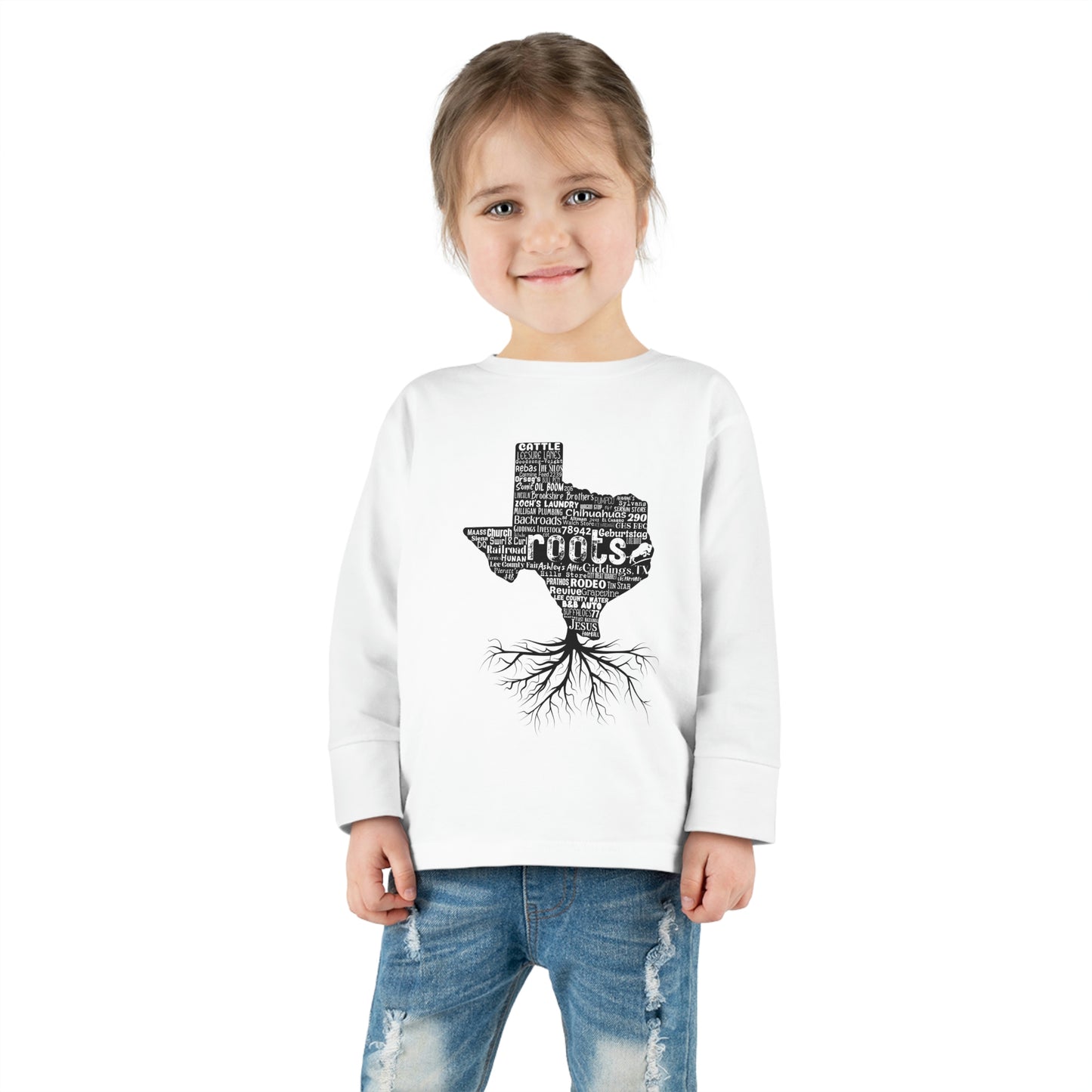 Giddings Roots Toddler Long Sleeve Tee