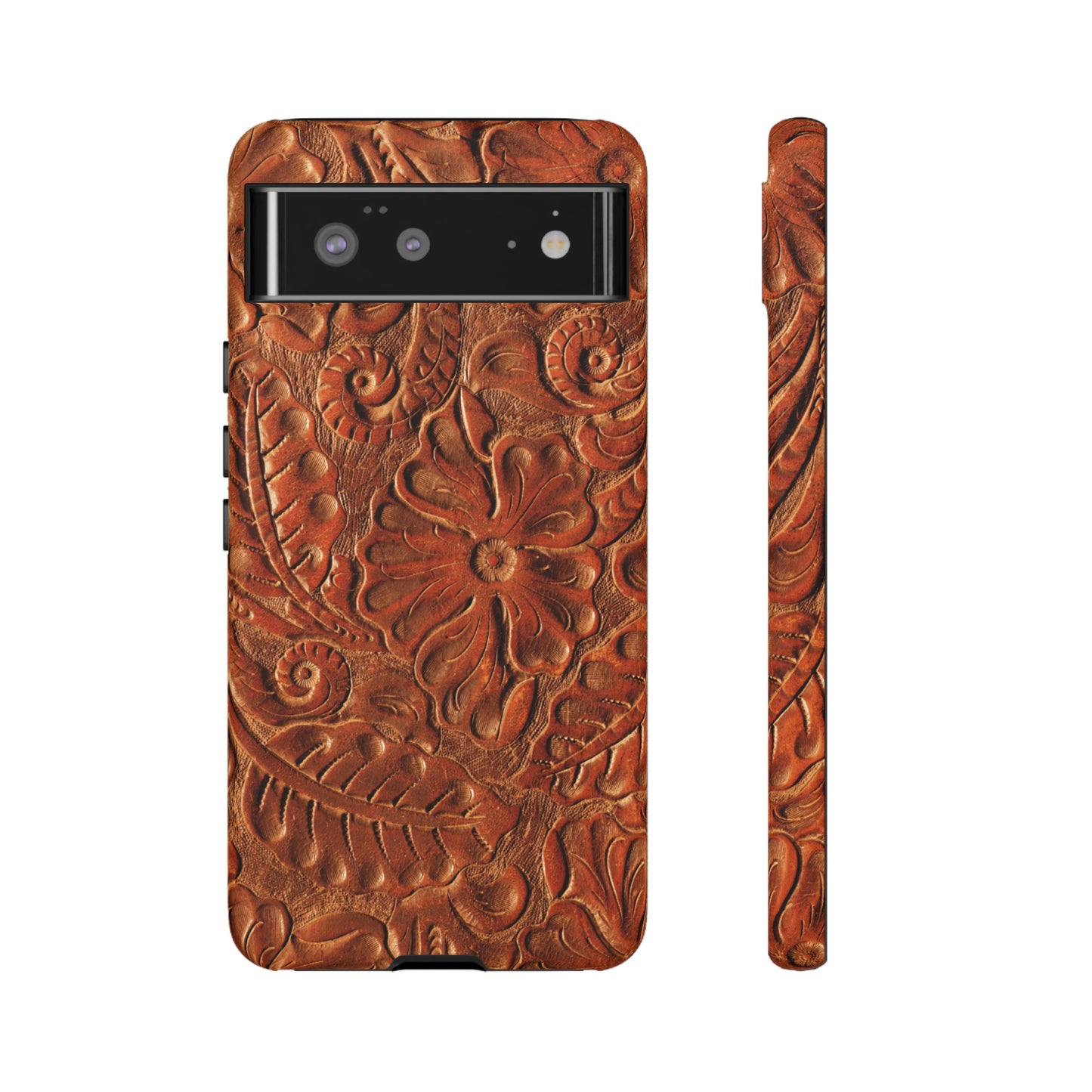 Flower Tooled Print Tough Cases