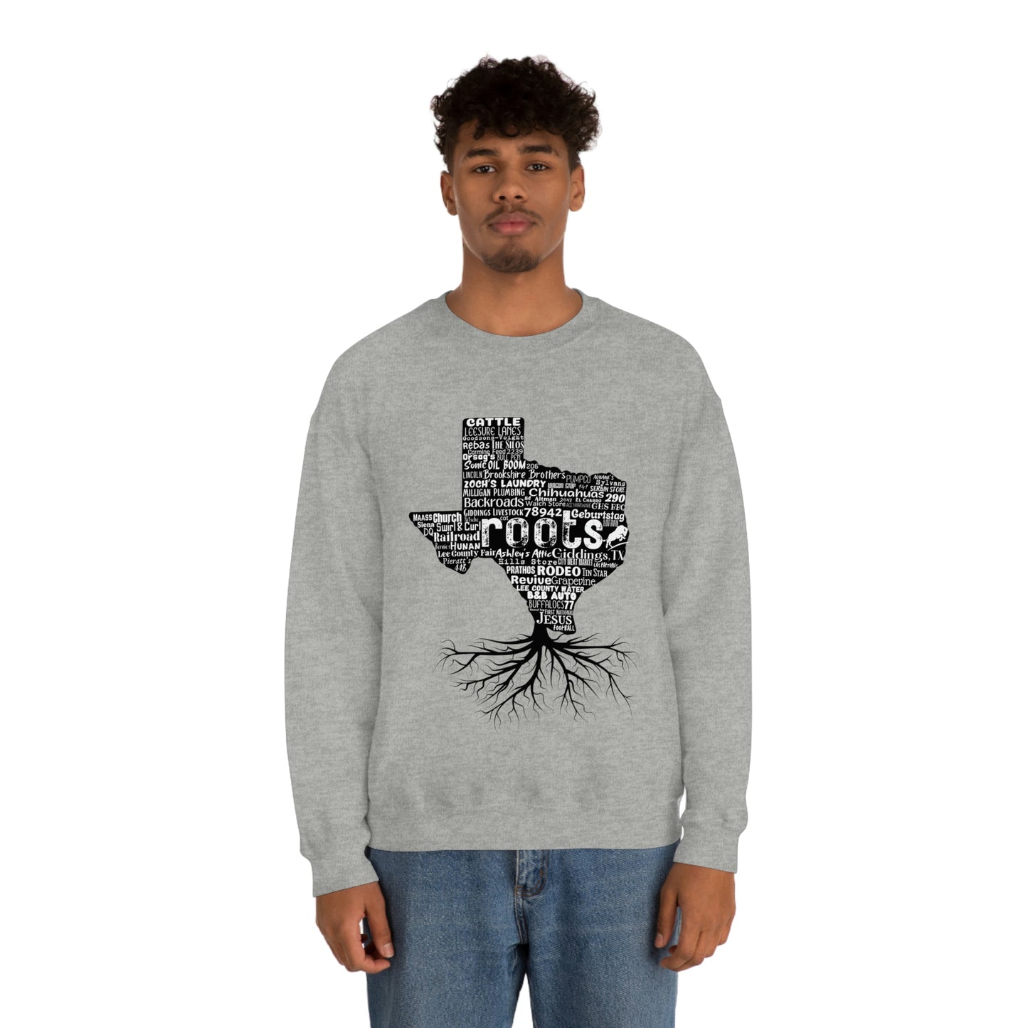 Unisex Giddings Roots Crewneck