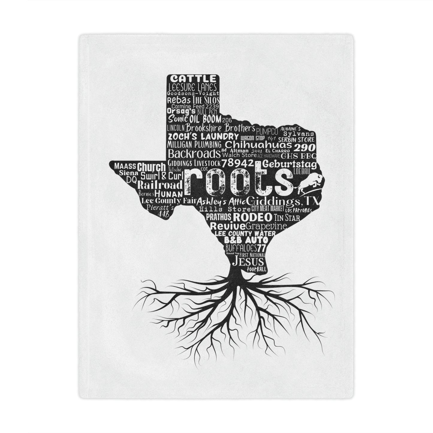 Giddings Roots Minky Blanket