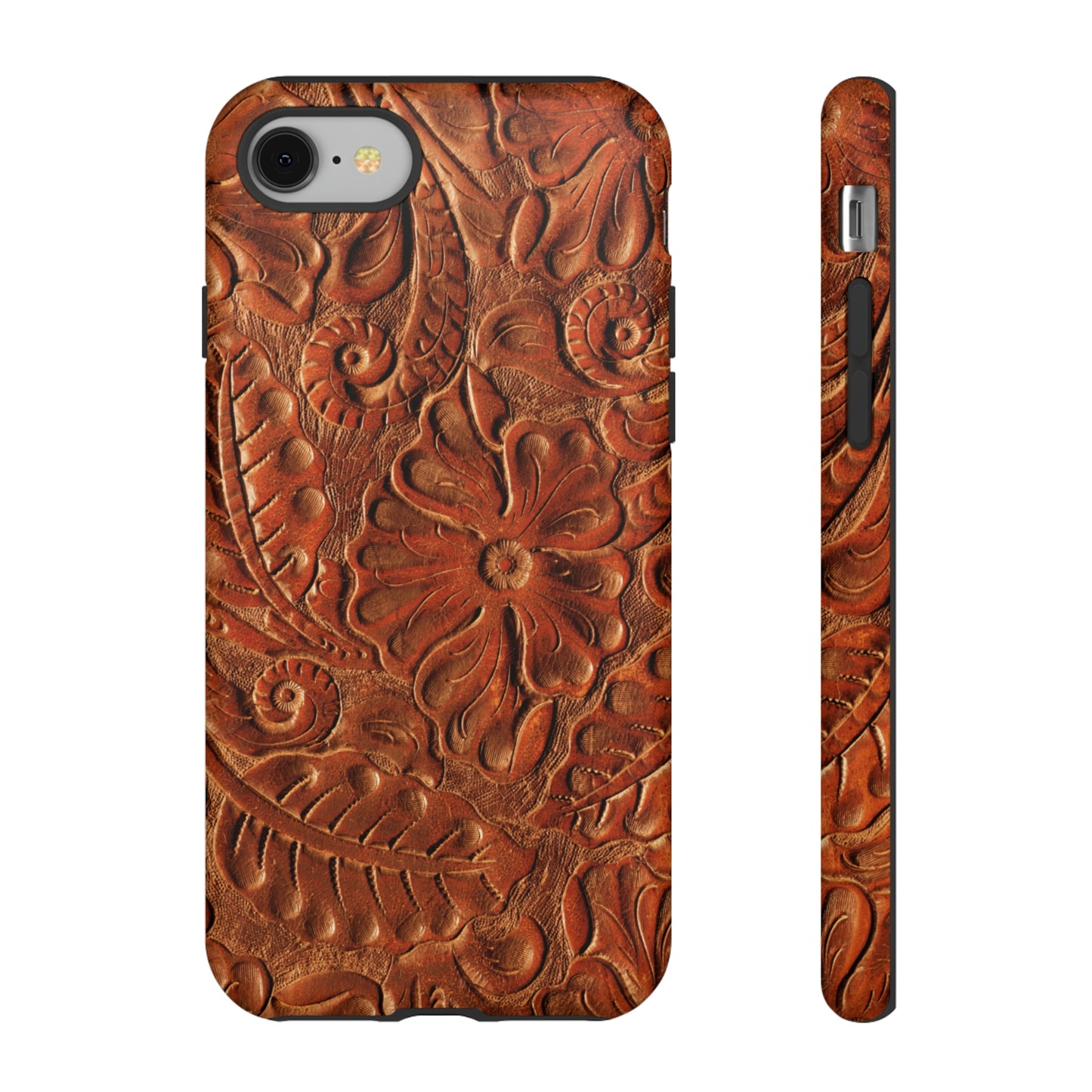 Flower Tooled Print Tough Cases