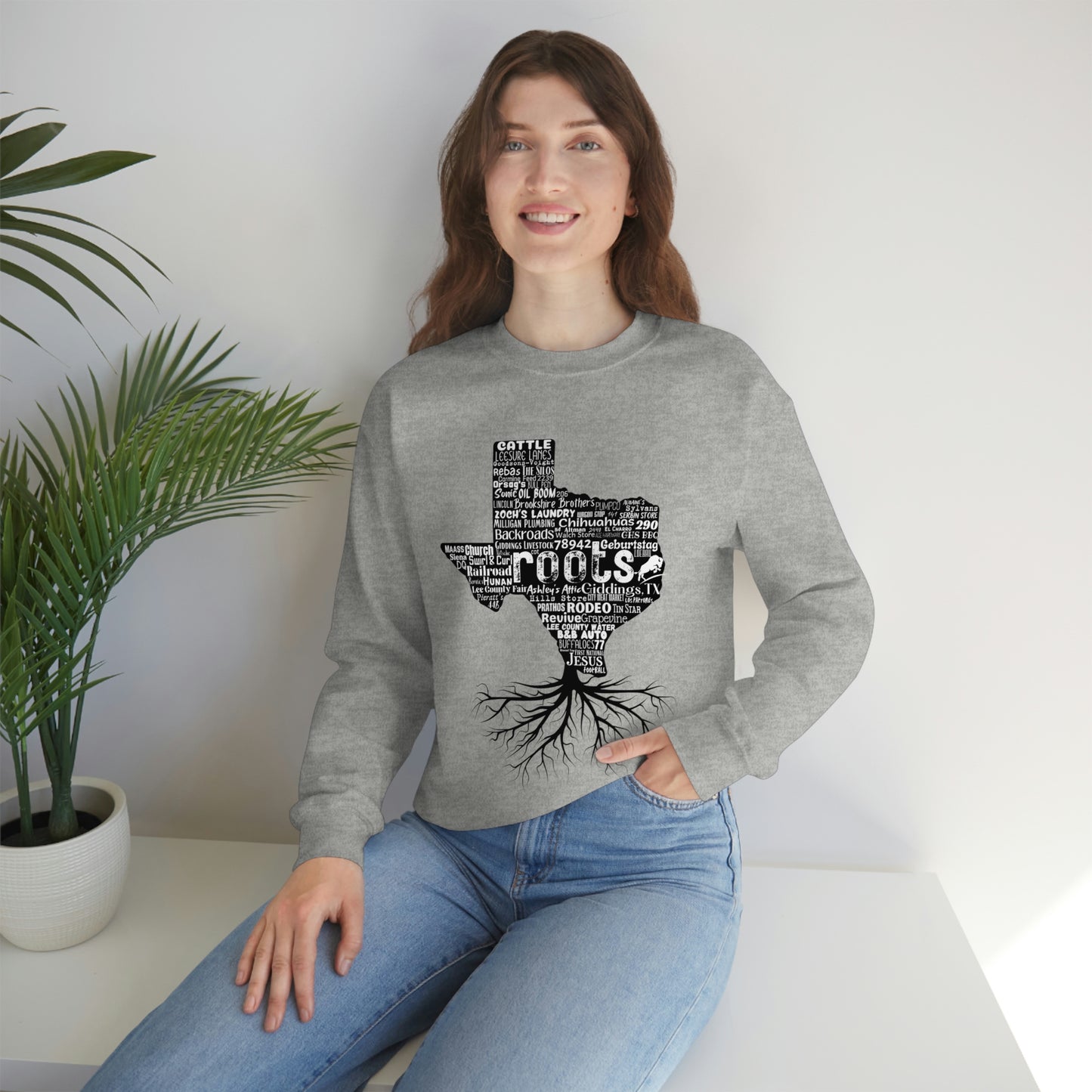 Unisex Giddings Roots Crewneck