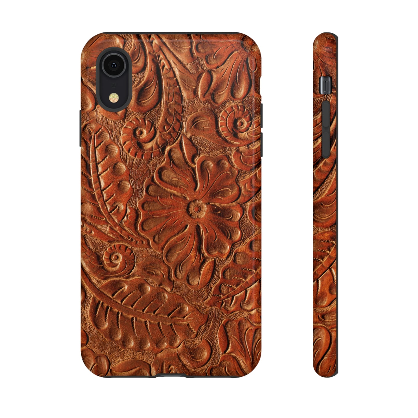 Flower Tooled Print Tough Cases