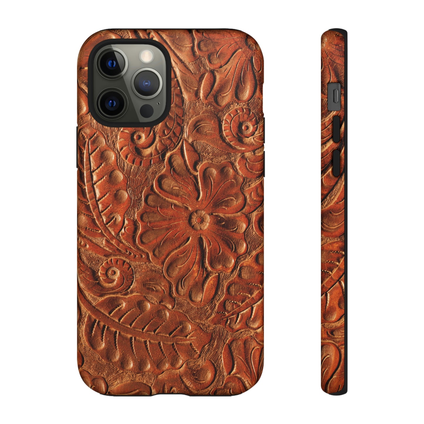 Flower Tooled Print Tough Cases